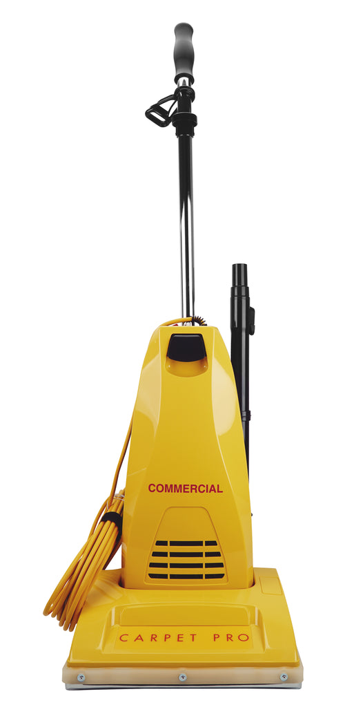 Aspirateur vertical commercial Carpet Pro - 10 A - corde de 40' - largeur de nettoyage de 30,48 cm (12") - manche en métal - VACCPU4T