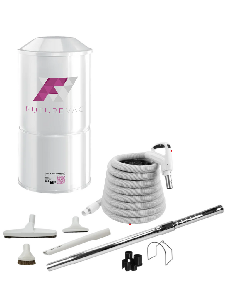 Aspirateur central - Future Vac avec ensemble de 35 pieds