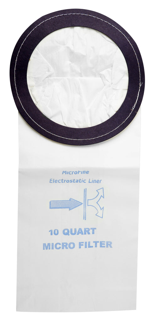 Sac microfiltre pour aspirateur dorsal  Proteam / Perfect - paquet de 10 sacs - Envirocare 180