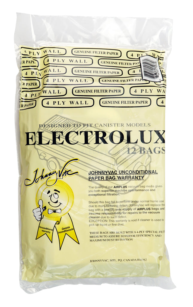 Sac en papier pour aspirateur chariot Electrolux - style C AirPlus - paquet de 12 sacs