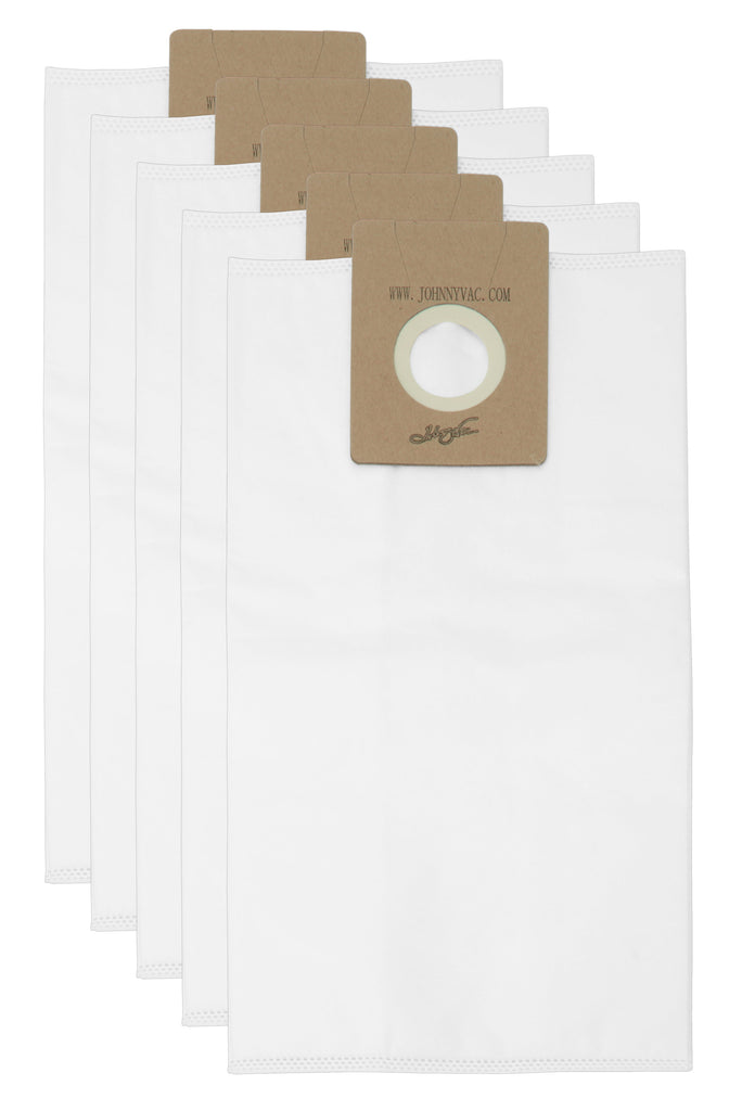 Sac microfiltre HEPA pour aspirateur Johnny Vac modèles JV10W et  Ghibli AS10, ASL7, AS8 - paquet de 5 sacs
