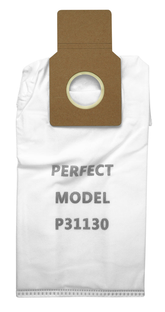 Sacs en papier pour aspirateur Perfect modèle P31130, paquet de 9 sacs - filtration à 5 couches