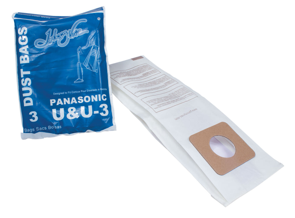 Sac en papier pour aspirateur Panasonic type U et U-3 - paquet de 3 sacs - Envirocare 816SWJV