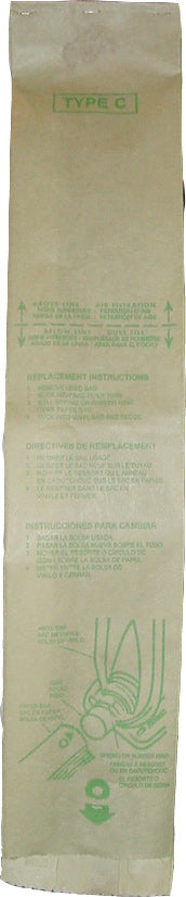Sac en papier pour aspirateur Hoover type C - paquet de 4 sacs - Envirocare 302SW