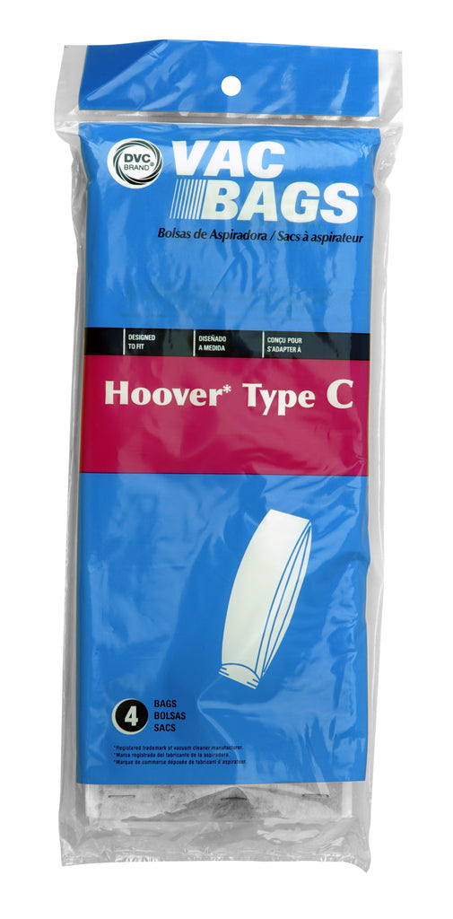 Sacs d'aspirateurs Hoover en papier - type C - 3 sacs par paquet