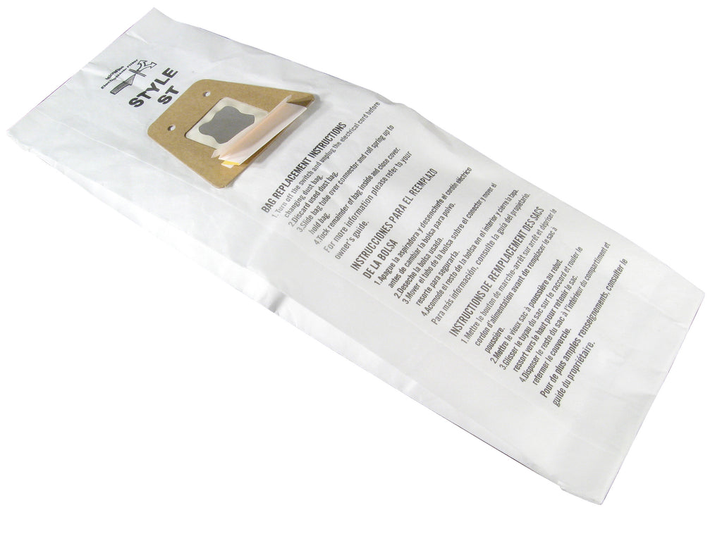 Sac microfiltre pour aspirateur Electrolux et Sanitaire style ST- paquet de 5 sacs - Envirocare 161