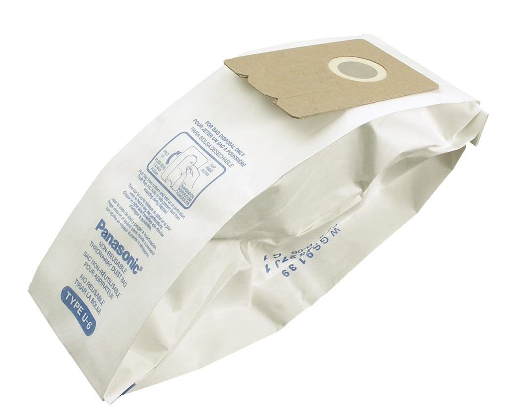 Sac en papier pour aspirateur Panasonic U6 - paquet de 6 sacs