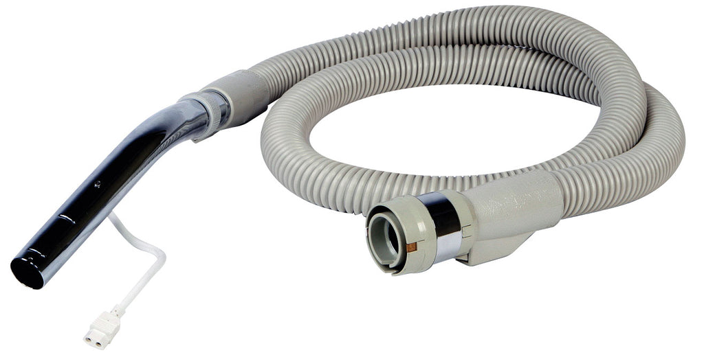 Boyau électrique pour aspirateur central -  1,82 m (6') - 32 mm  (1 1/4") dia - beige - poignée courbée en métal - compatible balai électrique - Electrolux BOEL200