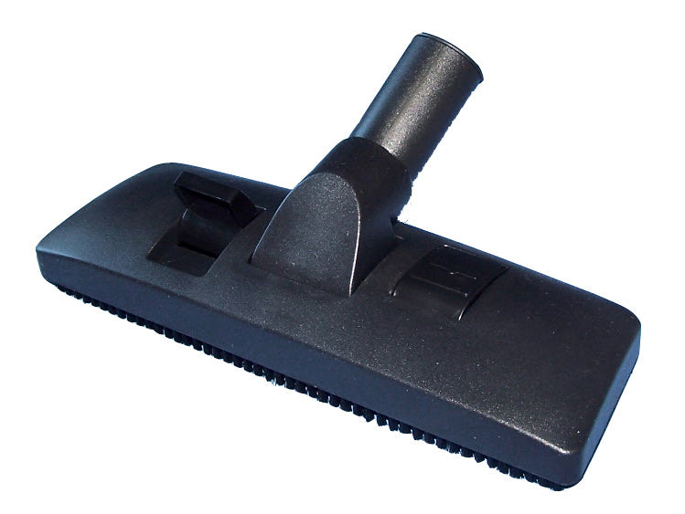 Brosse pour les planchers et tapis - 10,5" (26,6 cm) - 1 1/4" (32 mm) dia - avec base en plastique - noire