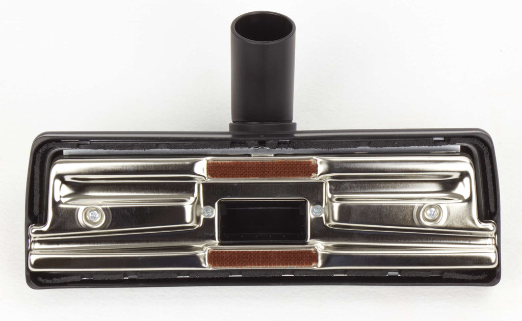 Brosse combinée pour planchers et tapis - largeur de 26,7 cm (10,5") - 31,75 mm (1 1/4") dia - avec base de métal - noir - Wessel-Werk 14.6 001-07