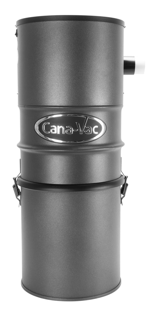 Aspirateur central Canavac - CV587 - silencieux - 540 watts-air - capacité de 4 gal (16 L) - support mural - filtre microtex - sac HEPA