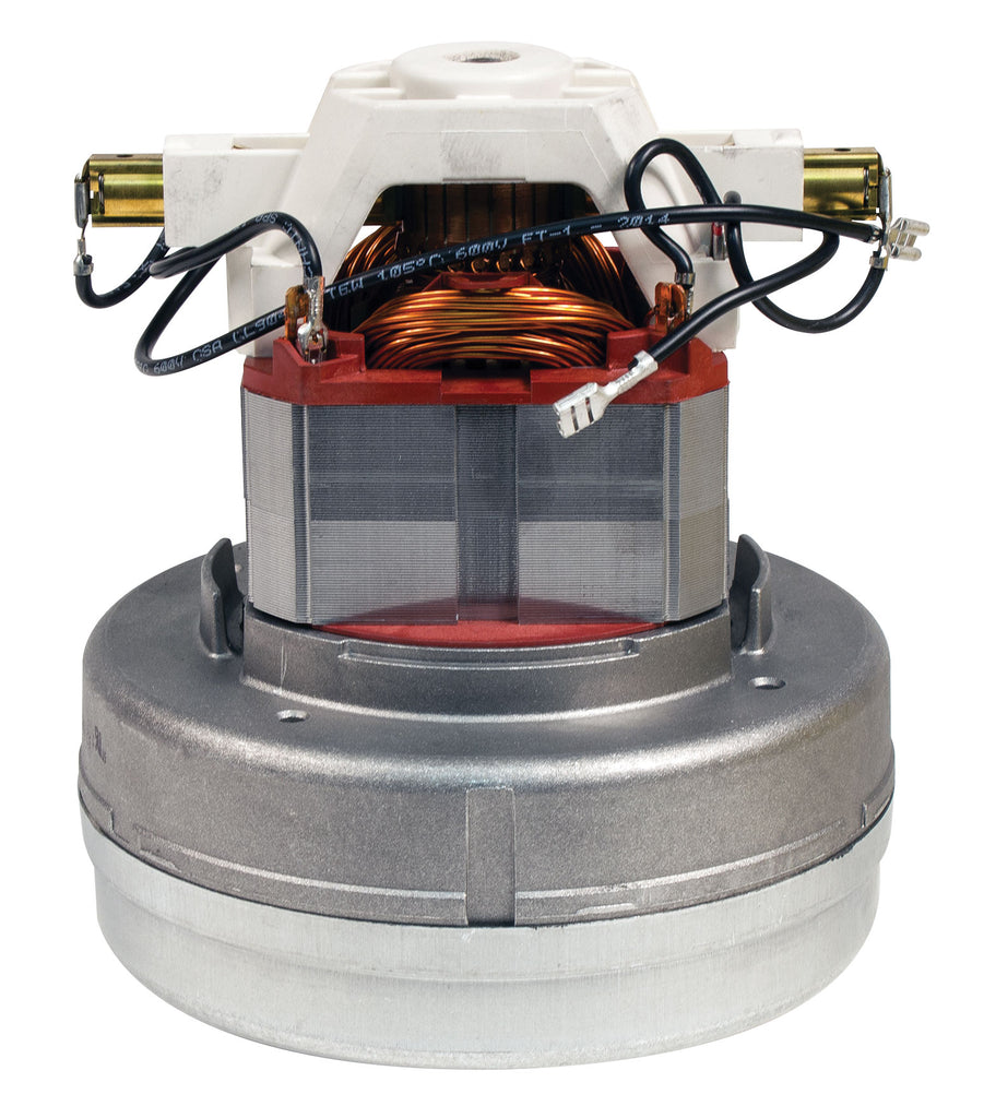 Moteur pour aspirateur "Thru-Flow" - dia 5,7" - 2 ventilateurs - 120 V - 15 A - 1400 W - 560 watts-air - levée d'eau 118" - CFM (pi3/min) 144" - Domel  496.3.720