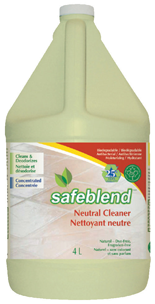 Nettoyant neutre - concentré - sans parfum - 4 L (1,06 gal) - Safeblend NCXX G04
