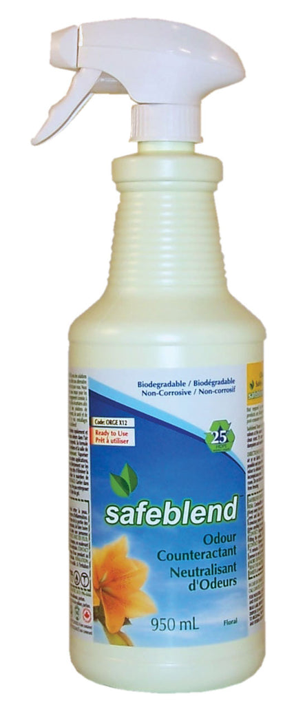 Neutralisant d'odeur - prêt à utiliser - 950 ml (33,4 oz) - Safeblend  ORGE-X0D