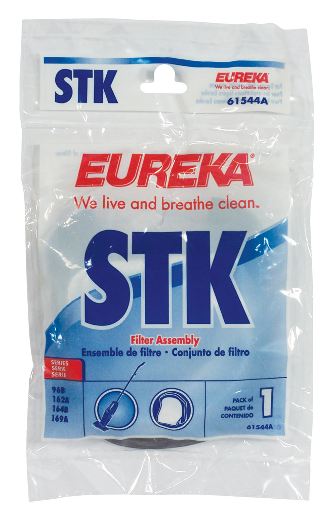 Filtre en tissu pour aspirateur balai Eureka 96B, 162A, 164B et 169A - 61544A