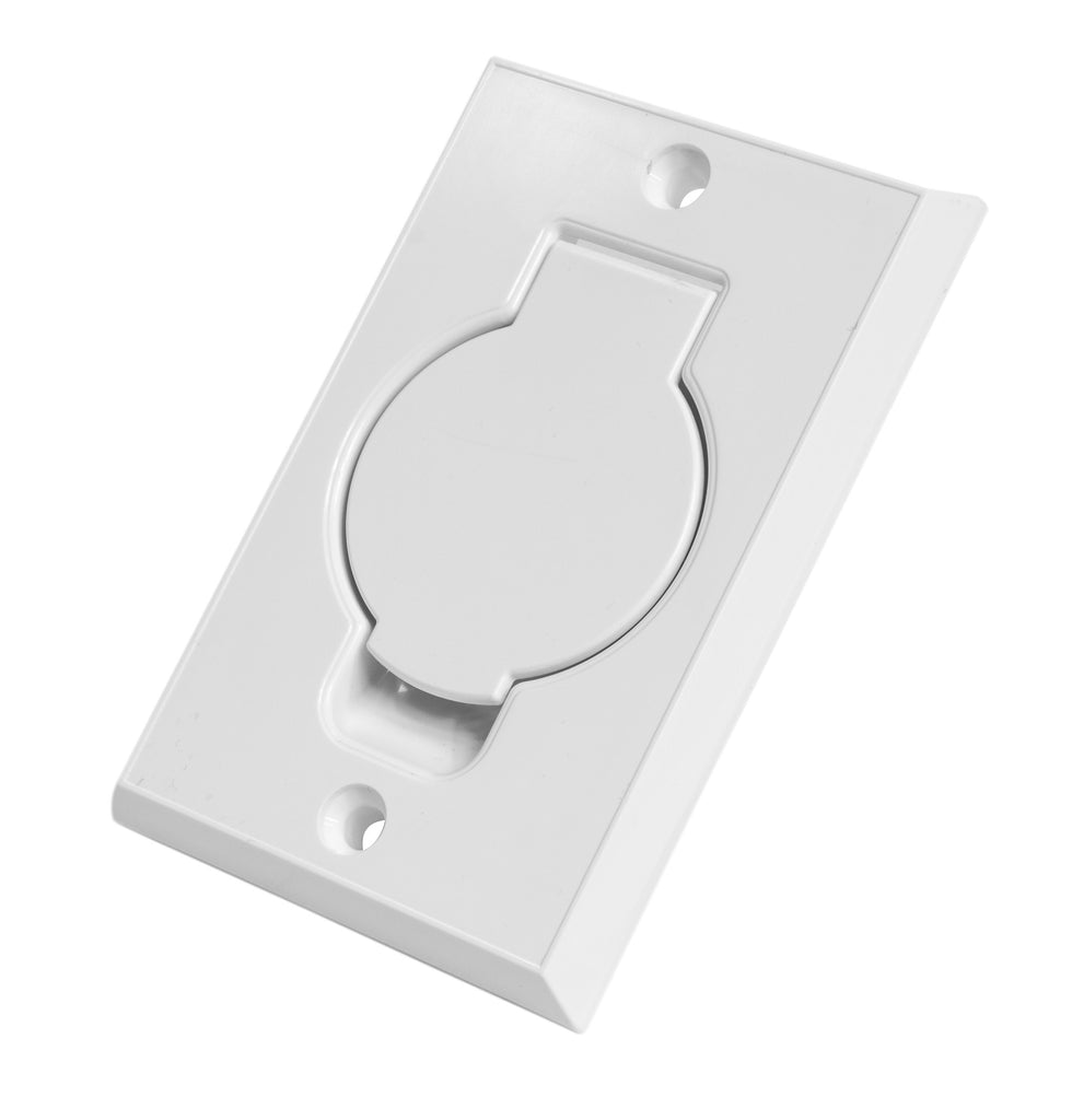 Prise murale - pour installation aspirateur central - blanc - Hayden 791500WNL