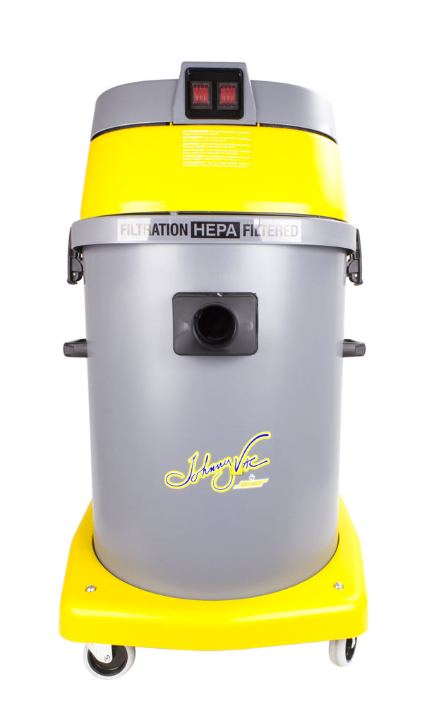 Aspirateur commercial certifié HEPA - capacité de 57 L (15 gal) - boyau de 3 m (10') - manchons en métal - brosses et accessoires inclus - Ghibli