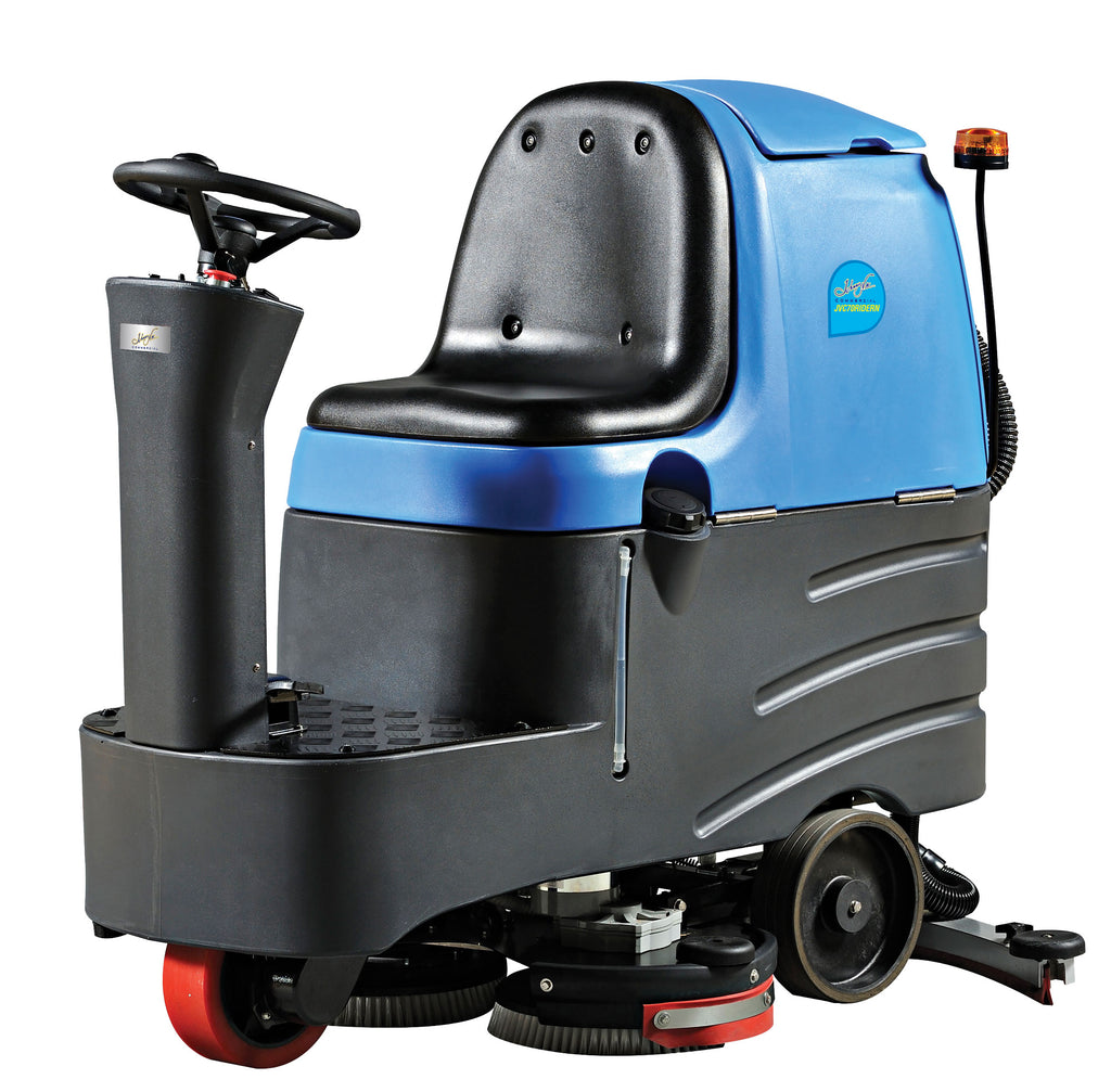 Autorécureuse autoportée  Johnny Vac  JVC70RIDERN - 28" (711 mm) de largeur de nettoyage  - autonomie moyenne de 3,5 h - Batterie et chargeur inclus