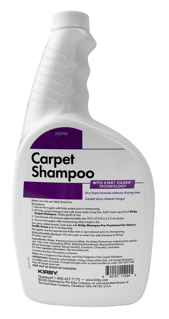 Shampoing à tapis - Odeur de lavende - Kirby - 946 ml