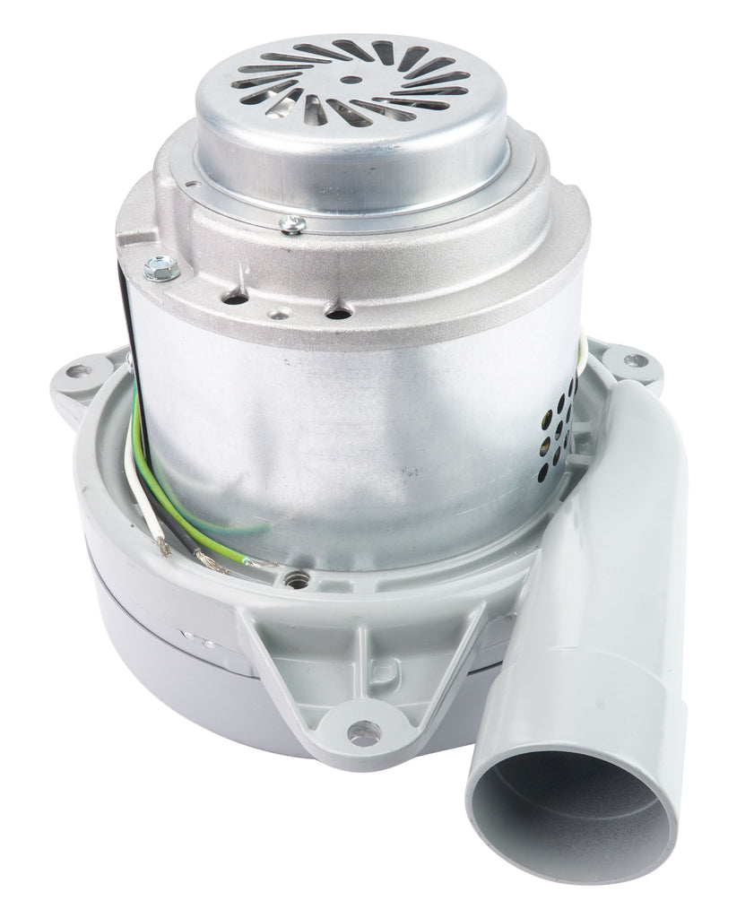 Moteur pour aspirateur tangentiel - dia 7,2" - 2 ventilateurs - 120 V - 12,7 A - 1405 W - 392 watts-air - levée d'eau 110,1" - CFM (pi3/min) 105,4 - peinture epoxy - Lamb/Ametek 115937 (S)