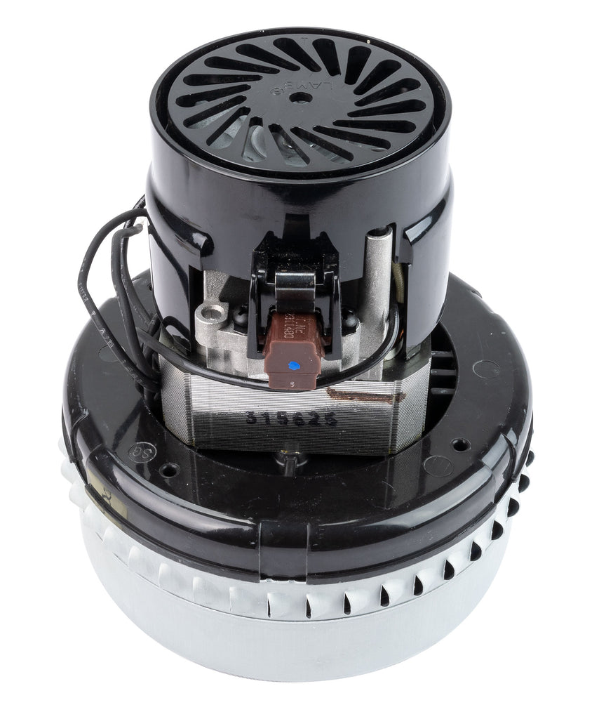 Moteur pour aspirateur "Bypass" - dia 5,7" - 2 ventilateurs - 240 V - 3,6 A - 781 W - 220 watts-air - levée d'eau 76,2" - CFM (pi3/min) 87,7 - Lamb/Ametek 116125-01 (S)