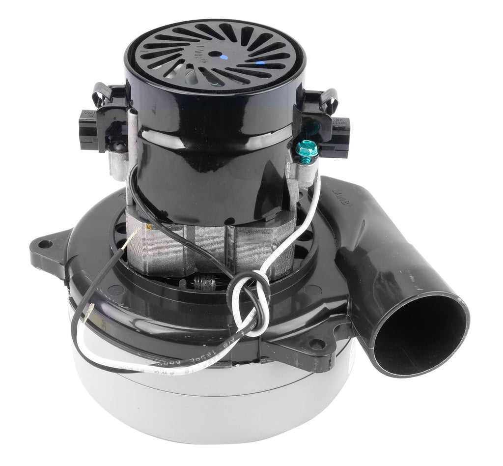 Moteur pour aspirateur tangentiel - dia 5,7" - 2 ventilateurs - 120 V - 9,1 A - 1041 W - 300 watts-air - levée d'eau 91,3" - CFM (pi3/min) 104 - Lamb/Ametek 116207-00 (B)