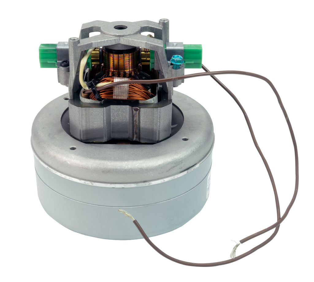 Moteur pour aspirateur "Thru-Flow" - dia 5,7" - 2 ventilateurs - 120 V - 8,3 A - 928 W - 245 watts-air - levée d'eau 93,7 - CFM (pi3/min) 95 - Lamb / Ametek  116311-01 (B)