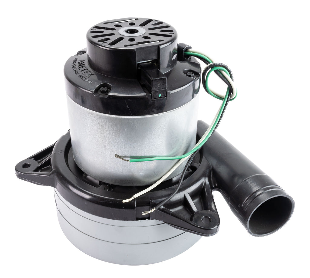 Moteur pour aspirateur tangentiel - dia 7,2" - 3 ventilateurs - 120 V - peinture epoxy - Lamb / Ametek 117507-13(P)