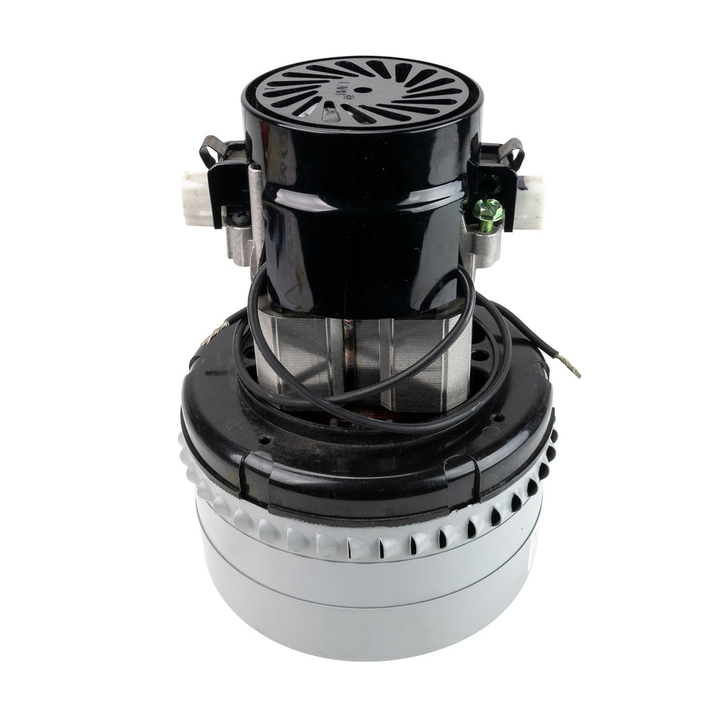 Moteur pour aspirateur "Bypass" - dia 5,7" - 3 ventilateurs - 24 V - 21,5 A - 550 W - 142 watts-air - levée d'eau 67,2" - CFM (pi3/min) 69 - peinture epoxy - Lamb / Ametek 116514-13