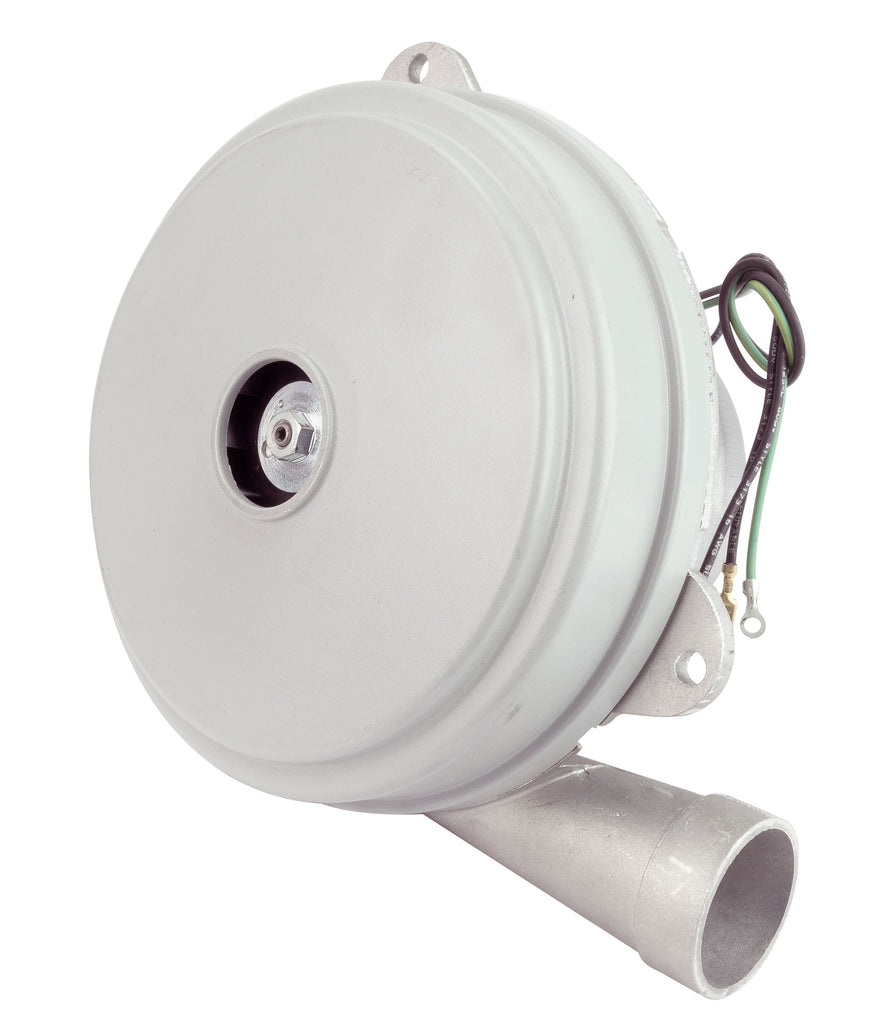 Moteur pour aspirateur tangentiel - 8,4" dia - 2 ventilateurs - 120 V - Lamb / Ametek 122175-00(b)