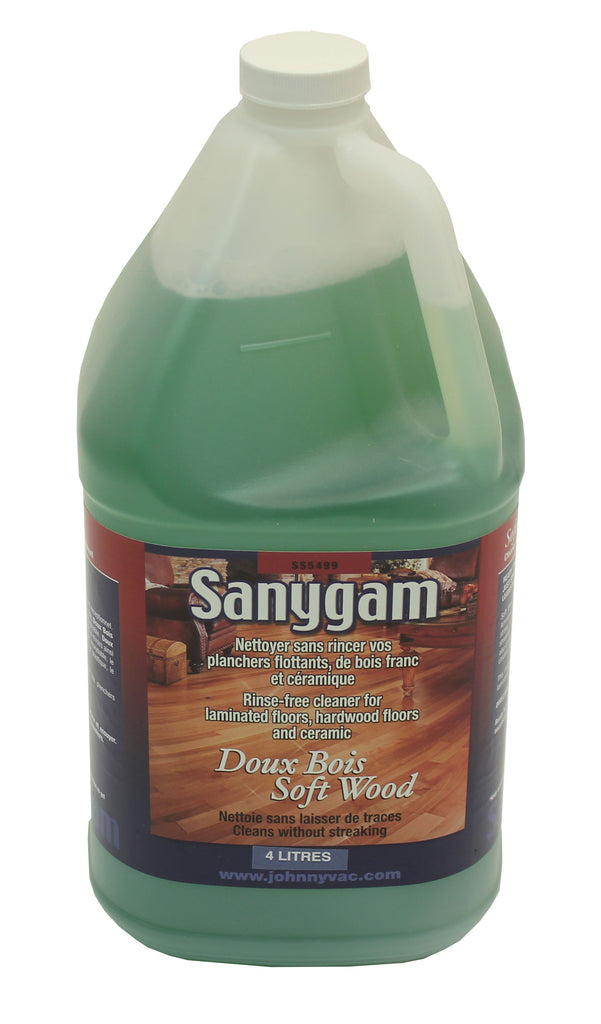 Nettoyant sans rincage - pour planchers flottants, de bois francs et céramiques - 1,06 gal (4 L) - prêt à utiliser - Johnny Vac