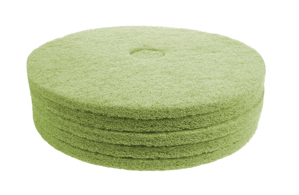 Tampons pour polisseuse à plancher - pour récurer - 20" (50,8 cm) - vert - boîte de 5 - 66261054264