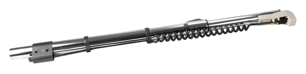 Manchon télescopique avec cordon et bouton barrure - 1¼ x 38" - gris - Wessel Werk
