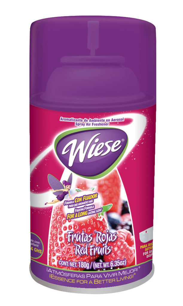 Déodorisant en aérosol intermittent - parfum de fruits rouges - 180 ml (6,2 oz ) - Wiese NAEDC11